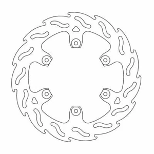 Husqvarna 701 SUPERMOTO 2016-2022 Moto Masters Flame Rear Brake Disc - Imagen 1 de 5