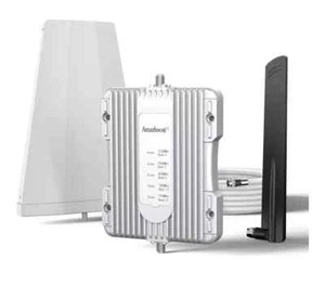 Amazboost Cell Phone Signal Booster | Boosts 4G LTE & 5G up to 5,000 sq.ft - Photo 1 sur 8
