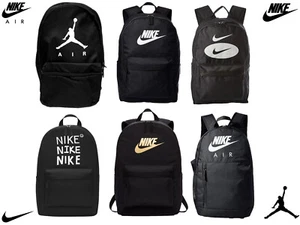 Nike Sportrucksack Rucksack Heritage Schwarz Gym Schule Freizeit Alltag Tasche - Bild 1 von 16