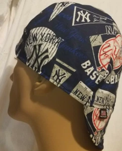 MLB New York Yankees Pen Custom Made Construction Welder, Pipe-fitter, Biker Hat - Picture 1 of 2