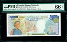 Rwanda 5000 franków 1.01.1988 Pick-22 GEM UNC PMG 66 EPQ