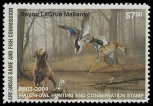 2003 Arkansas State Duck Stamp Mint Never Hinged. Original Gum. Resident - Picture 1 of 1