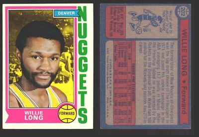 1974-75 Topps Basketball Trading Card You Pick Singles #200-#264 VG/EX - Image 1 of 4