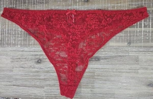 Hips & Curves By City Chic Ladies Sarah Thong Underwear size 5X Colour Red - Picture 1 of 3