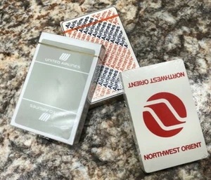 Vintage Playing Card Decks (United Airlines, American Airlines, Northwest orient - Picture 1 of 9