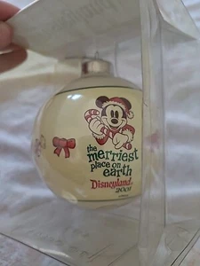DISNEYLAND der fröhlichste Ort der Welt 2001 - Glas ORNAMENT - hergestellt in den USA - Bild 1 von 7