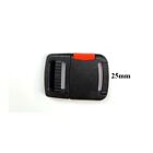 25/40/51mm Dual Adjustable Black&amp;Red Tatical Backpack Buckle  Outdoor Tool