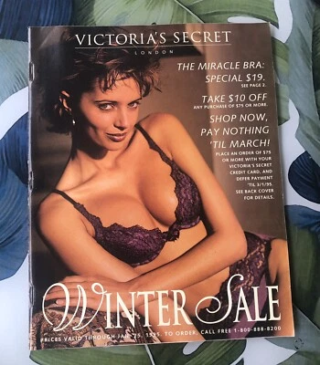 vintage Victoria's Secret CATALOG winter 1994 sale - HEATHER STEWART - Image 1 of 4