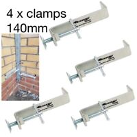 BRICKLAYERS Profile Clamp 50mm X 8pcs Brickies Pro Clamps Zinc Plated Steel