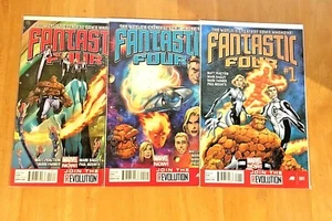 FANTASTIC FOUR #1,2,3 (2013) MARVEL NOW COMICS VF/NM Bagged and Boarded - Picture 1 of 4