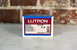 Lutron NTF-10-GR Interruttore dimmer scorrevole monopolare fluorescente grigio - scatola aperta - Foto 1 di 7
