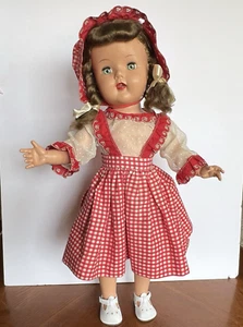 Vintage Artisan Raving Beauty Walking Doll Hard Plastic Sleep Eyes Teeth 19" - Picture 1 of 24