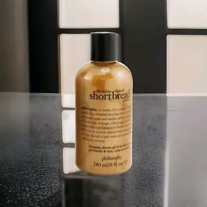 Philosophy Chocolate-dipped Shortbread Cookie 8 oz 3-in-1 Shower Gel Shampoo NEW - Picture 1 of 1