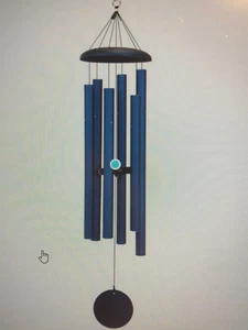 50 inch Corinthian Bells windchimes Wind River color Midnight Blue T516MB  USA - Picture 1 of 3