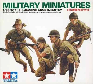 Soldatini giocattolo plastica 1/35 esercito giapponese fanteria 4 soldati Tamiya 35090 - Foto 1 di 3