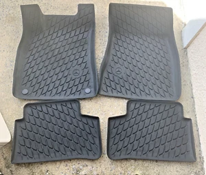 2020-23 Mercedes Benz CLA GLA GLB Floor Mat Tray Liners Set of 4 Black OEM - Picture 1 of 12