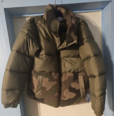 Columbia Puffer Full Zip 1/4 Camouflage Jacket Sz L Large Coat - Image 1 of 4