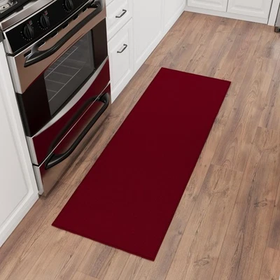 SH Non-Slip Solid Rubberback Indoor Runner Rug for Kitchen, Hallways, Bathroo... - Image 1 of 4