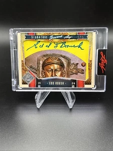 Edd Roush 2025 Leaf Season In The Sun Cut Signature /3 Reds SSP Vintage Auto - Picture 1 of 3