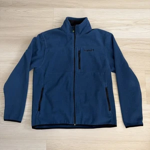 Timberland Jacke Herren M Blau Fleece Full Zip Outdoor Brusttasche Logo Corpgore - Bild 1 von 9