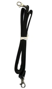 Black Leather Crossbody Replacement Shoulder Strap for Purse or Bag, NEW - Picture 1 of 3