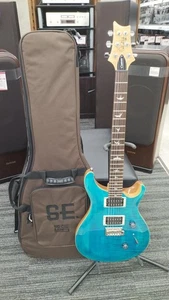 PAUL REED SMITH SE USTOM 24 BLUE MATTEO NATUR Electric Guitar - Picture 1 of 12