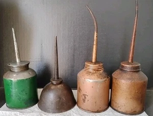 Vintage Lot Of 4 Oil Cans - Bild 1 von 4