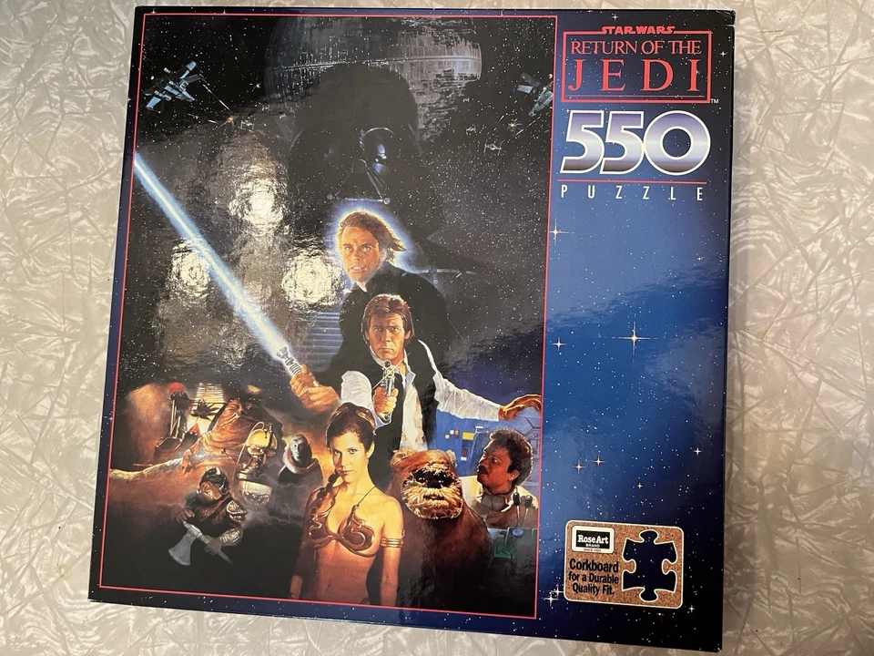 Rompecabezas Star Wars El Retorno del Jedi Vintage 550 Piezas RoseArt 1996 Foto 1 de 4