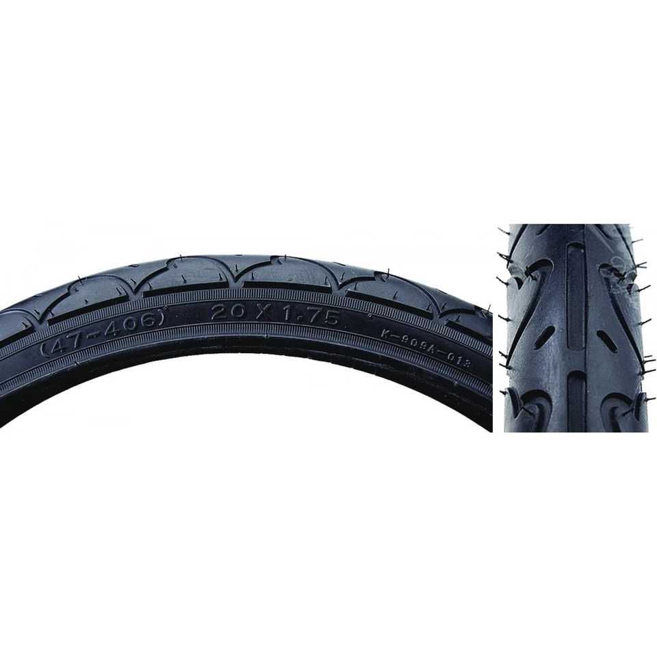Sunlite Tire 20x1.75 5 Black/black PC K909a