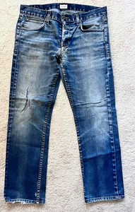 Hudson Byron Five Pocket Straight Distressed Jeans 34 x 29 Los Angeles stretchig - Bild 1 von 14
