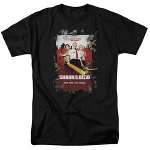 Shaun Of The Dead Movie Poster Licensed Adult T-Shirt - Picture 1 of 2