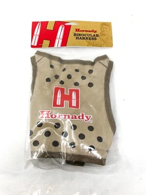 Hornady Binocular Harness Tan/Red Logo Lightweight Adjustable Bino Strap - 99121