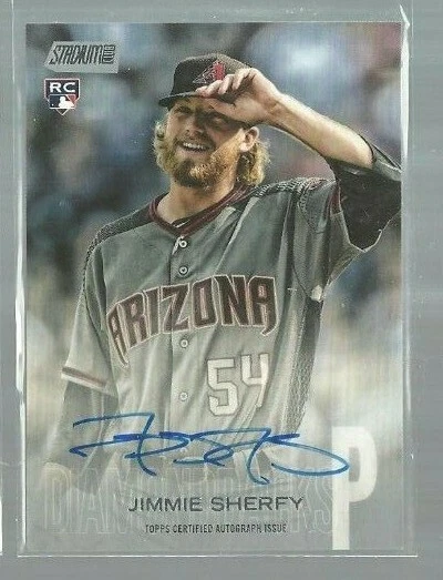  2018 Stadium Club Autographs #SCAJS Jimmie Sherfy (ref50839) - Image 1 of 1