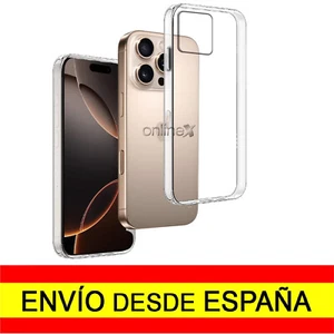 Funda Silicona para IPHONE 16 PRO 6,3" Protector TPU Transparente a6548 - Imagen 1 de 10