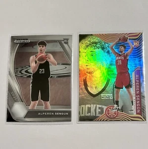 Alperen Sengun 2021-2022 Lot of 2 Rookie RC Draft Picks Prizm illusions Rockets - Picture 1 of 12