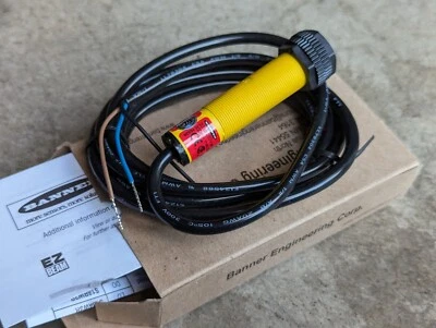 Banner Engineering Epoxy Encapsulated Barrel Mount Sensor S18RW3DL 34525 - Image 1 of 4