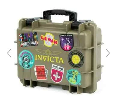 Invicta Impact Watch Case w/ Bluetooth Speaker & Flashlight Green (DC8-BNDL-GRN) - Image 1 of 4