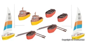 Kibri 39159 Surtido HO Barcos -- (4) Remo, (2) Motor, (2) Veleros HO Kit - Imagen 1 de 2