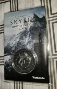 Elder Scrolls: Skyrim - Moneda de edición limitada (Bethesda oficial) Dragonborn - Imagen 1 de 7