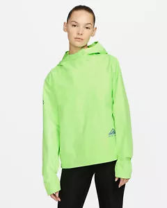 Nike GORE-TEX Infinium Women's Trail Running Neon Jacket Size XL $185 DM7565-345 - Picture 1 of 12