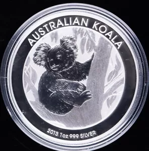 2013 Koala 1 oz Silver Australian Coin in Capsule - Picture 1 of 2