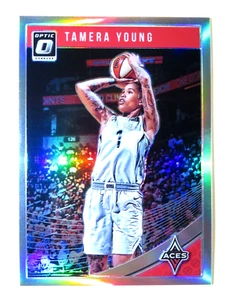 2019 Panini Donruss Basketball WNBA Tamera Young Optic Silver Card #69 Aces - Picture 1 of 2