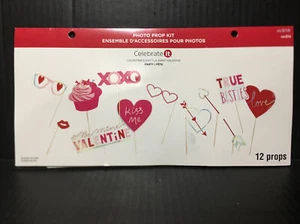 Valentine’s Day Photo Prop Kit 12 Props Celebrate It New ❤️ - Picture 1 of 2