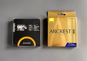Brand New: Nikon ARII-PF77 ARCREST II PROTECTION FILTER 77mm & Chiaro 98% UV - Picture 1 of 1