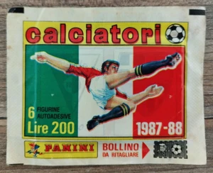 Tarjetas adhesivas bh5 bustina sigillata panini calciatori panini 1987-1988 lira 200 - Imagen 1 de 3