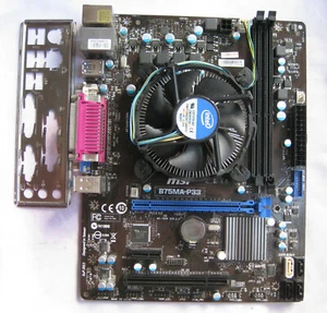 MSI B75MA-P33 (MS-7808) Ver:2.0 mit CPU / Blende / Sockel 1155 - Bild 1 von 6