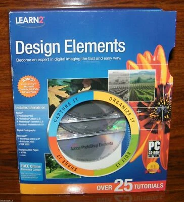 Learn 2 Digital Elements Design Suite (Windows CD-Rom) Full Version *NEW* - Image 1 of 4