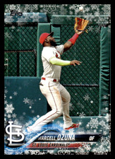 2018 Topps Holiday #HMW102 Marcell Ozuna St. Louis Cardinals