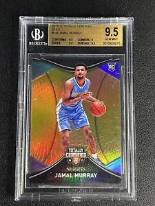 JAMAL MURRAY BGS 9.5 2016-17 PANINI TOTALLY CERTIFIED #106 ROOKIE GOLD 02/10 RC 
