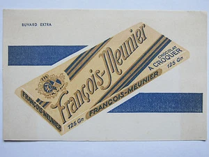 10C19 Antiguo Secante Publicidad Chocolate Masticable François Black - Imagen 1 de 2